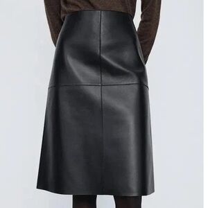 Toteme Lambskin Skirt